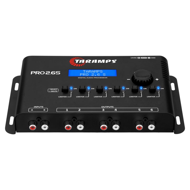 Taramp's معالج الإشارة الرقمي Taramp's Pro 2.6S مكافئ 3 نطاقات مكافأة رسومية 6 قنوات 18K أوم (RCA) مقاومة الخرج 47 أوم محدد قابل للتعديل نظام صوتي للسيارة - Image 4